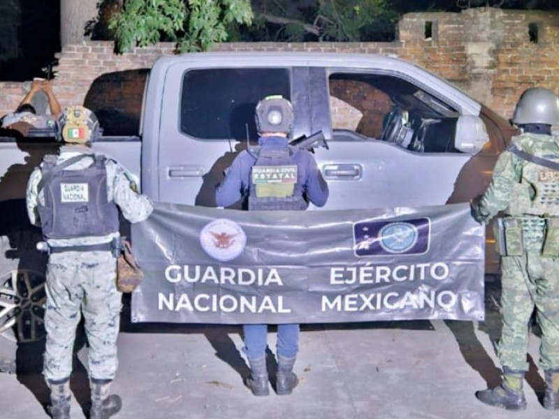 Detienen a cinco sujetos armados en La Huacana