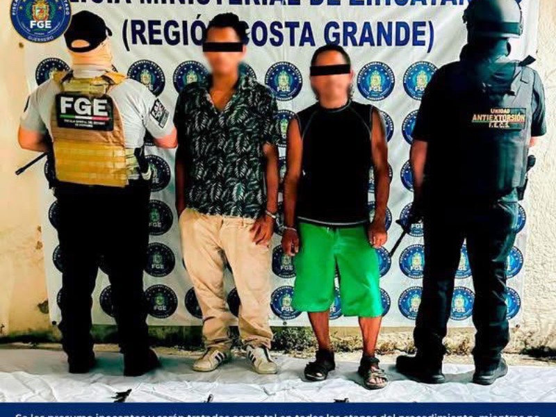 Detienen a dos hombres armados en La Noria