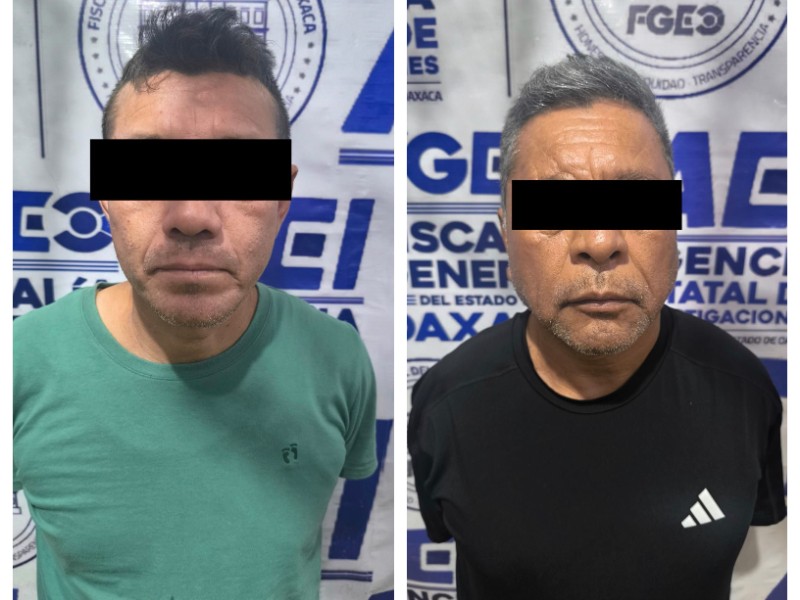 Detienen a dos implicados en robo bancario en Salina Cruz