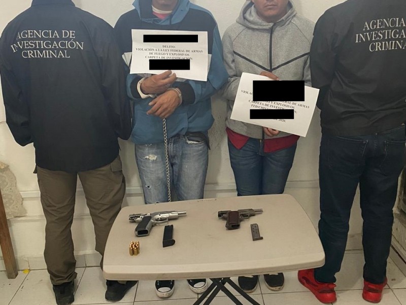 Detienen a dos por portación de armas en Chiapas