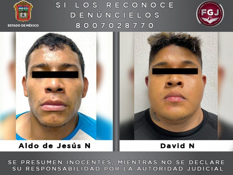 Detienen a dos secuestradores en EdoMex