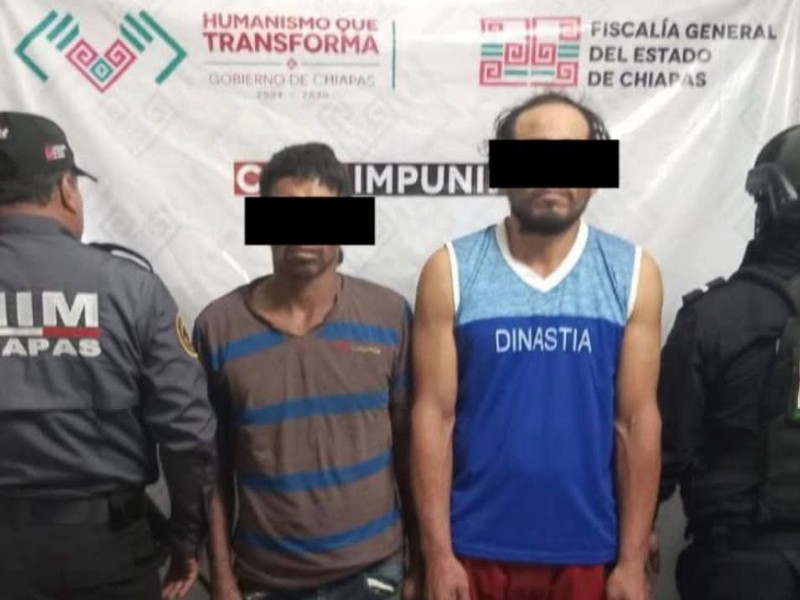 Detienen a dos sujetos por el presunto delito de lesiones en Ocozocoautla