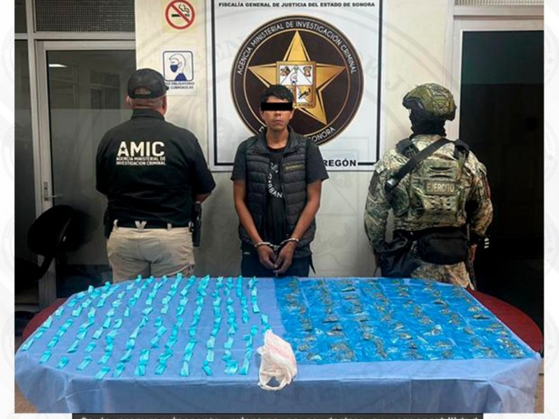 Detienen a “El Búho” con 190 dosis de droga en San Ignacio