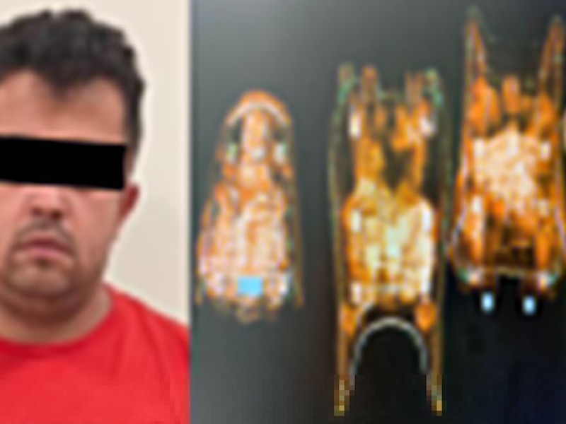 Detienen a extranjero en el AIFA; transportaba cocaína