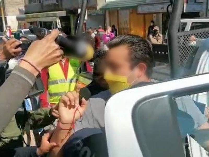 Video: Detienen a hombre en Ecatepec por no usar cubrebocas