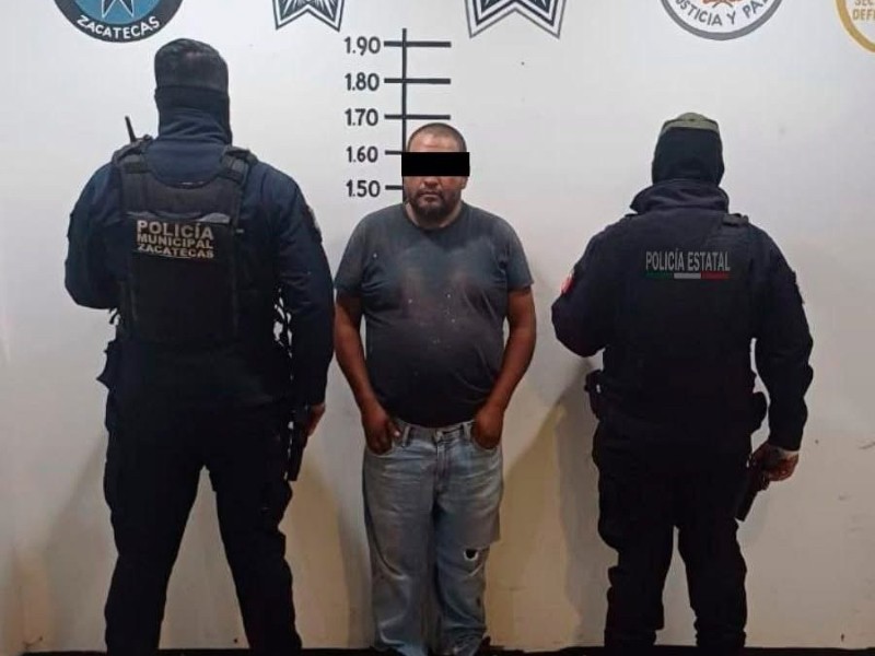 Detienen a hombre por intentar matar a su pareja en Zacatecas