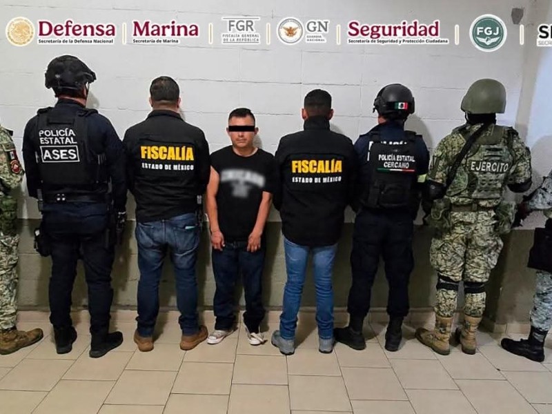 Detienen a jefe de plaza en operativo conjunto en Malinalco