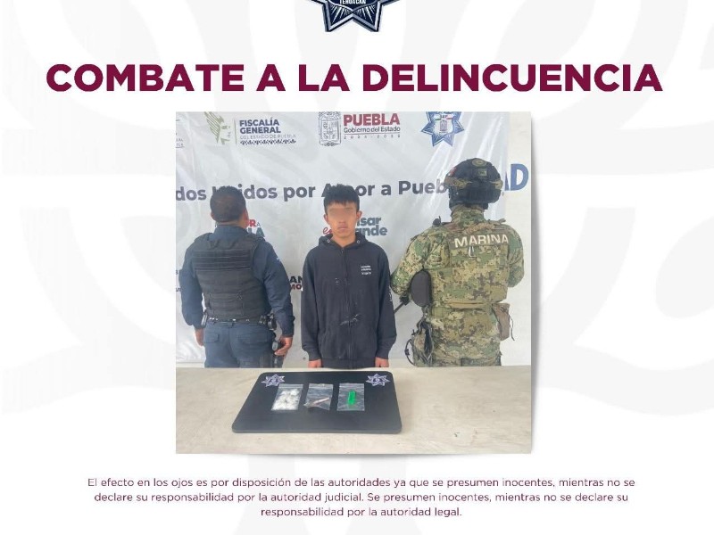 Detienen a joven cito dedicado a la supuesta venta de “cristal”