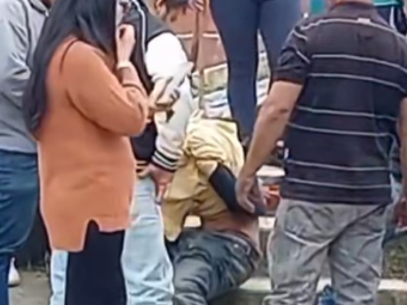 Detienen a ladrón en la colonia Veracruz, en Xalapa