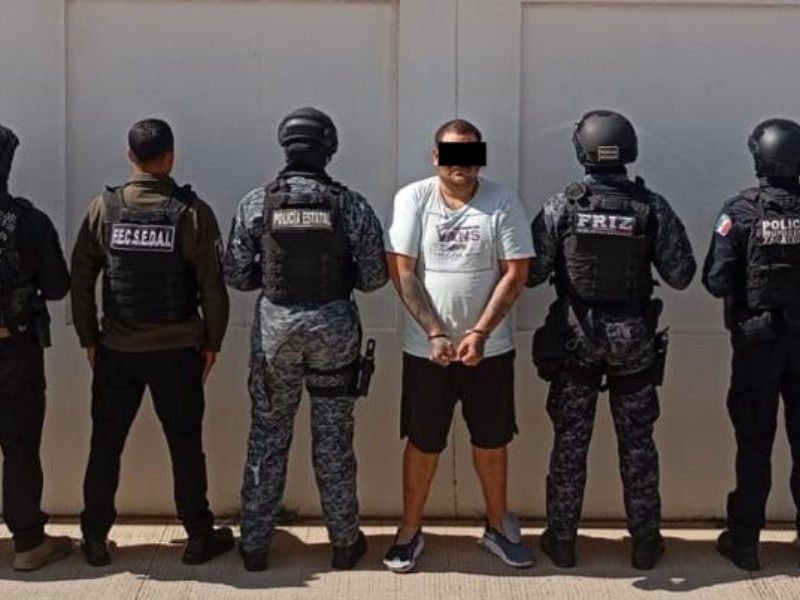 Detienen a líder criminal buscado en Quintana Roo