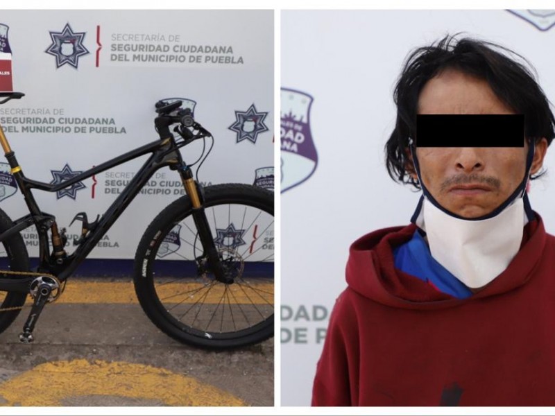 Detienen a Mario por robar bicicleta valuada en 300 mil