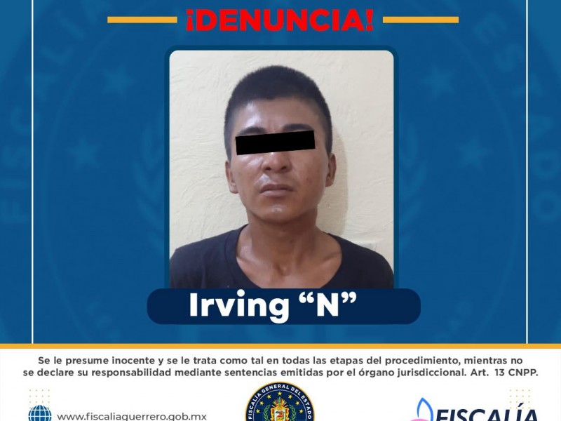 Detienen a masculino presunto responsable de extorsión en Zihuatanejo