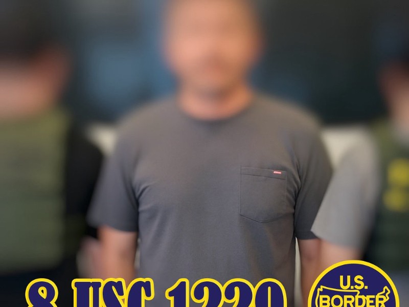 Detienen a mexicano ilegalmente presente en los Estados Unidos
