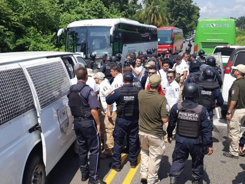 Detienen a migrantes en Tapachula