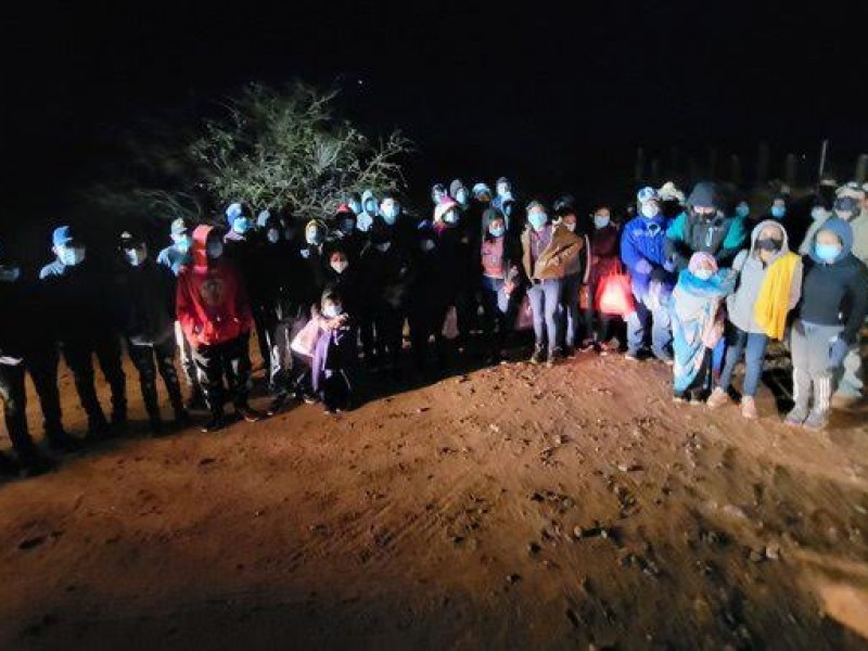 Detienen a migrantes indocumentados en área de three points, Arizona