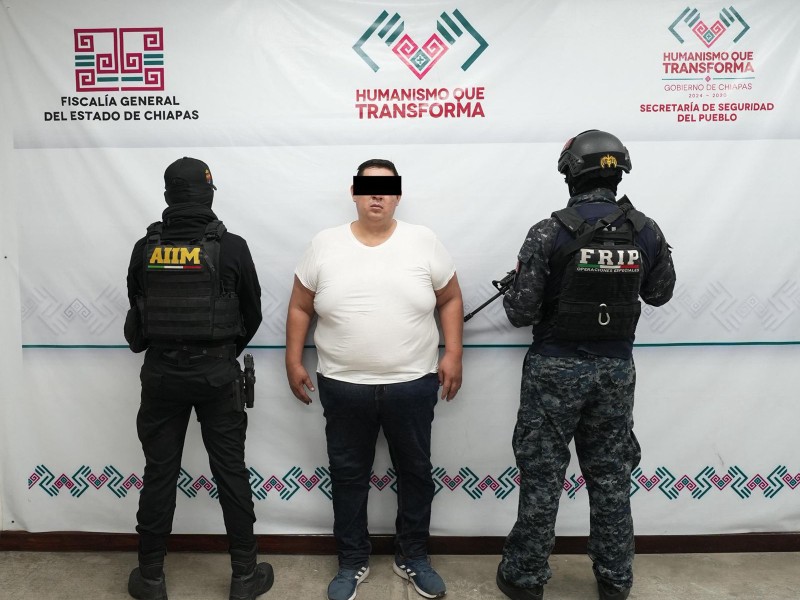 Detienen a objetivo prioritario del CJNG y Cártel Chiapas-Guatemala