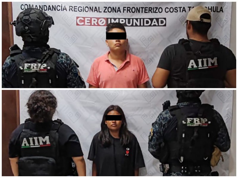 Detienen a pareja de homicidas de Tuzantán