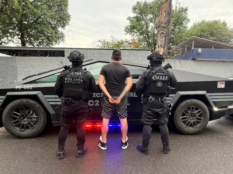 Detienen a presunto extorsionador de locatarios en Guadalajara