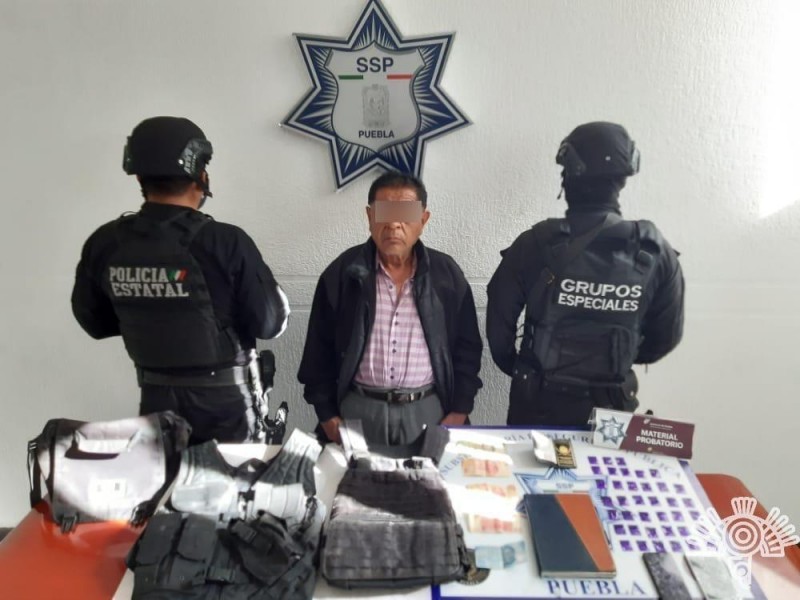 Detienen a presunto extorsionador de mercado Morelos