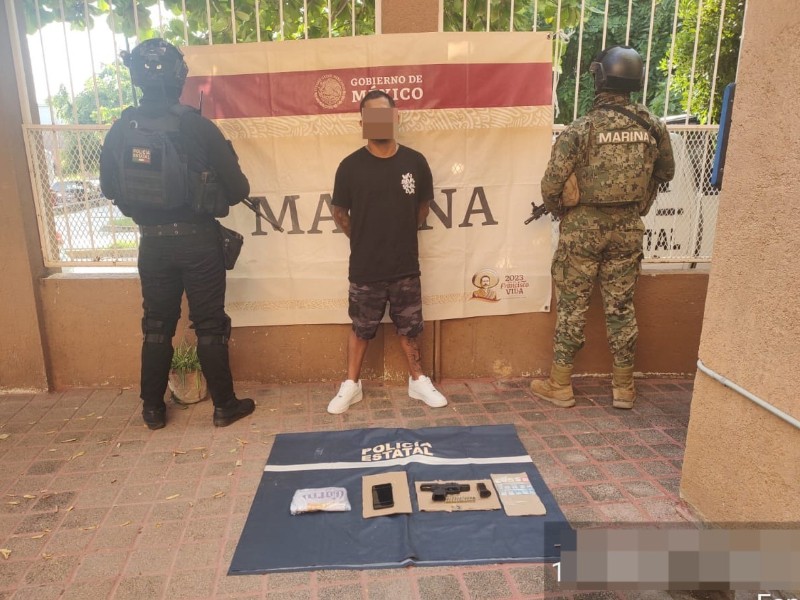 Detienen a presunto infractor en colonia 24 de Abril