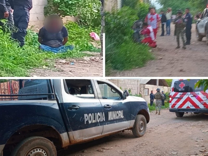 Detienen a presunto ladrón de motocicleta tras persecución en Tehuantepec