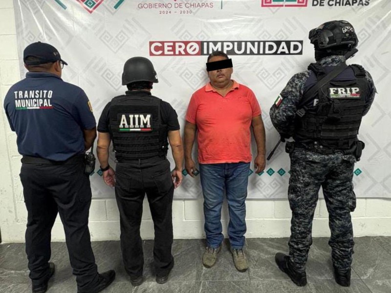 Detienen a presunto responsable de accidente en la salida a San Fernando