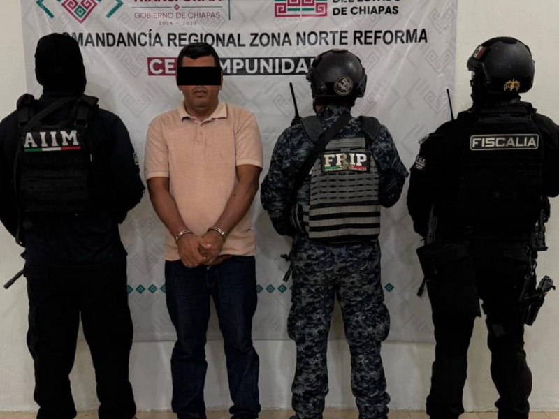 Detienen a presunto responsable del delito de secuestro agravado