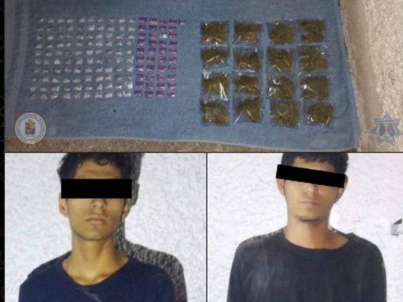 Detienen a presuntos distribuidores de droga