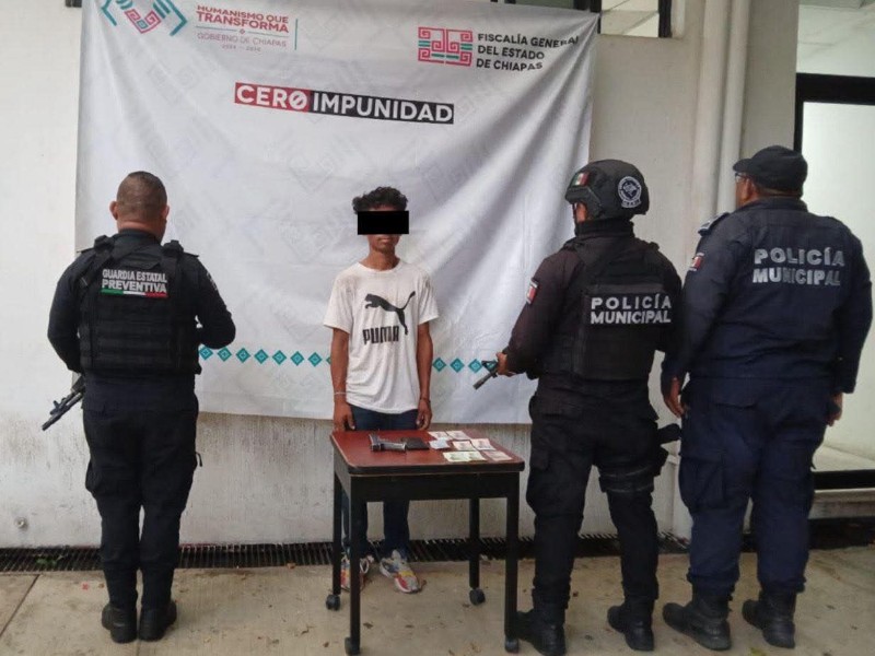Detienen a probable responsable del delito de robo con violencia