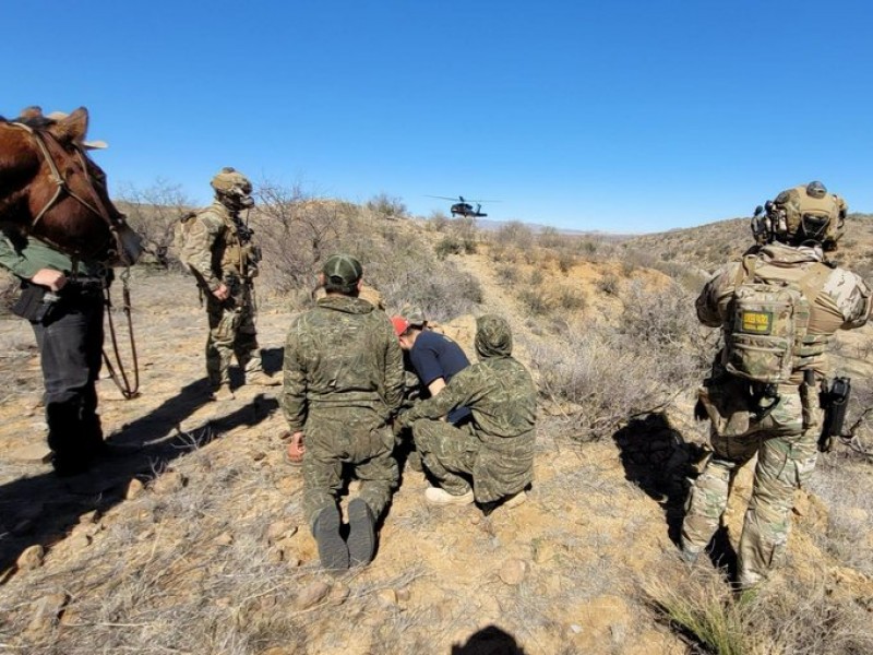 Detienen a seis indocumentados al norte de Nogales.