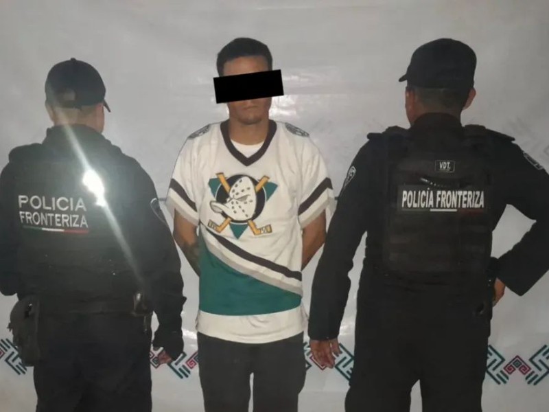 Detienen a sujeto con drogas en Tapachula