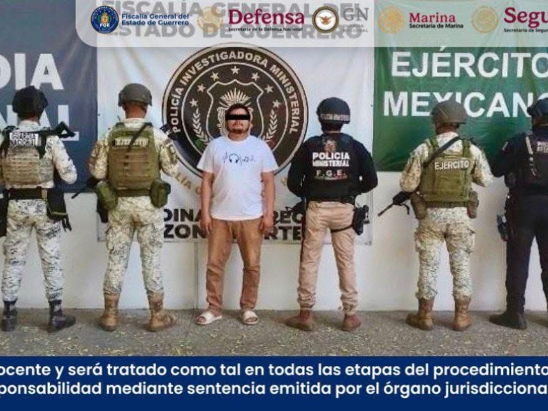 Detienen a sujeto por abuso sexual agravado contra menor en Guerrero