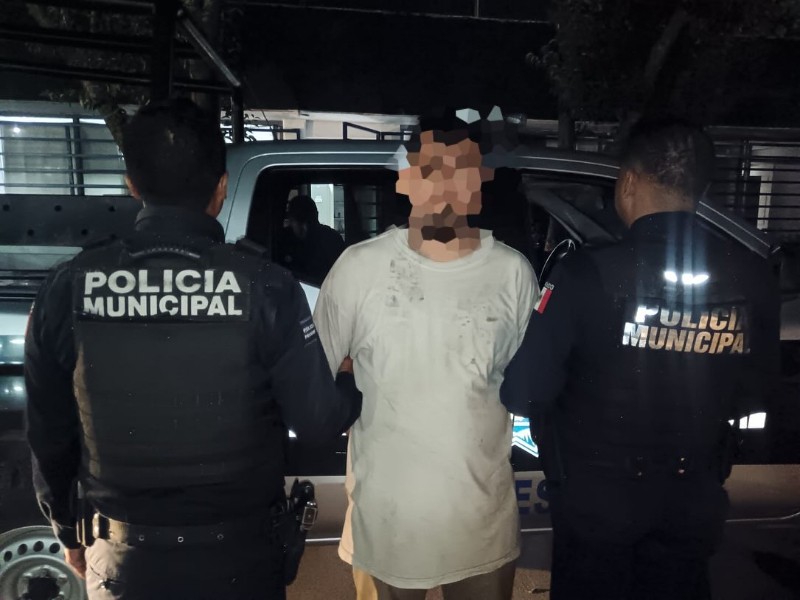 Detienen a sujeto que disparó contra policías de Pedro Escobedo