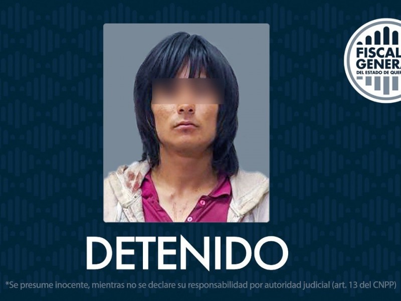 Detienen a sujeto que mató a mujer en Querétaro