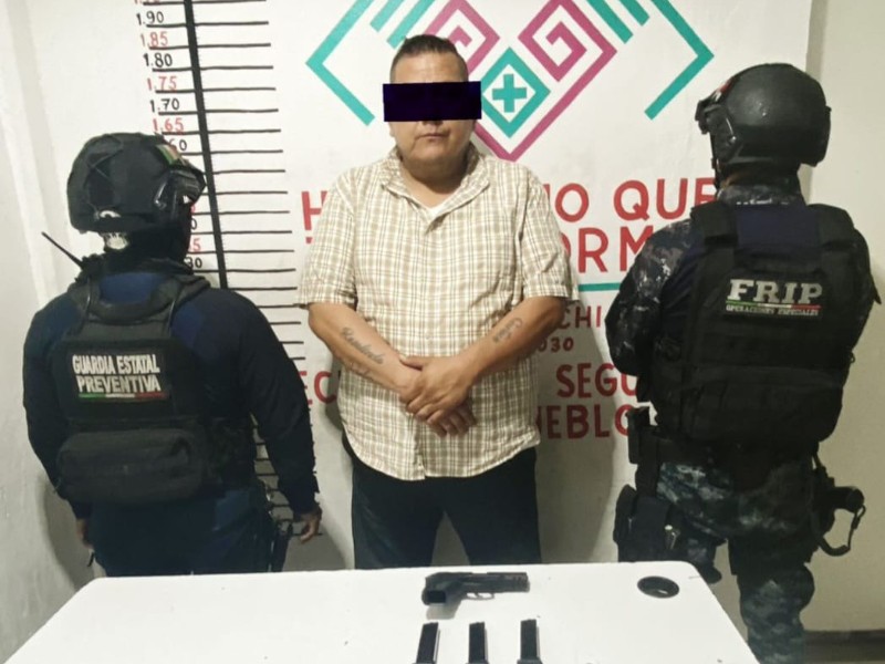 Detienen a sujetos armado en Berriozábal