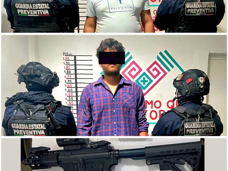 Detienen a sujetos armados en Chiapa de Corzo