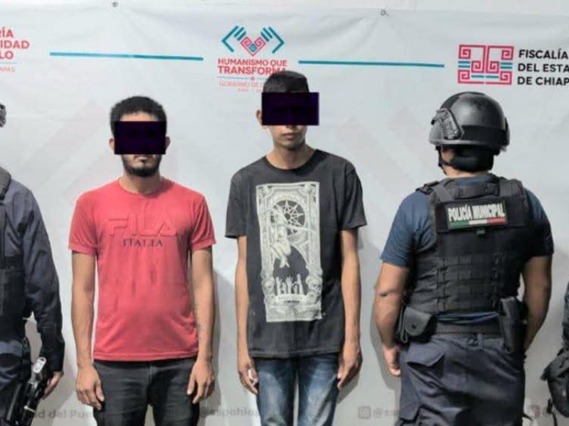 Detienen a sujetos por el delito de robo con violencia
