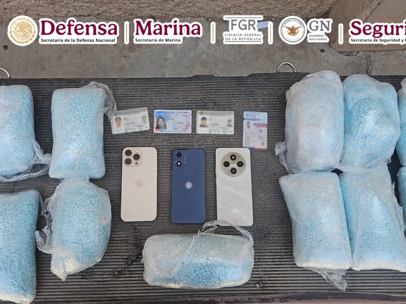 Detienen a tres con pastillas de fentanilo en Chihuahua