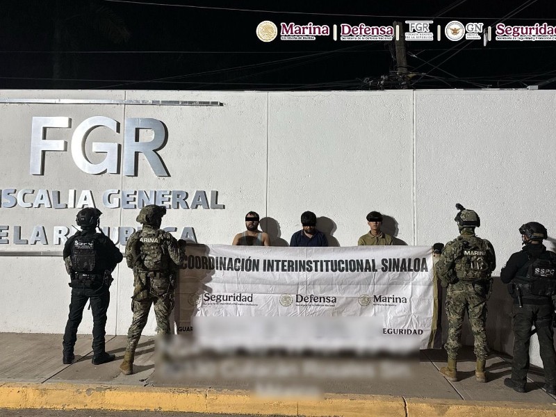 Detienen a tres hombres y uno más es abatido en Sinaloa: Harfuch