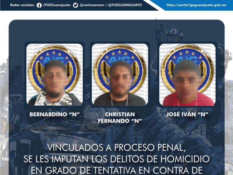 Detienen a tres tras enfrentamiento con policías