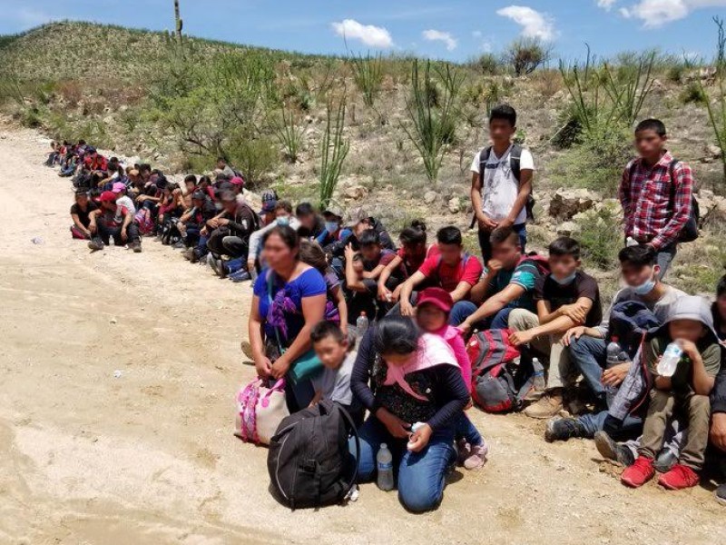 Detienen a un centenar de Migrantes indocumentados centroamericanos