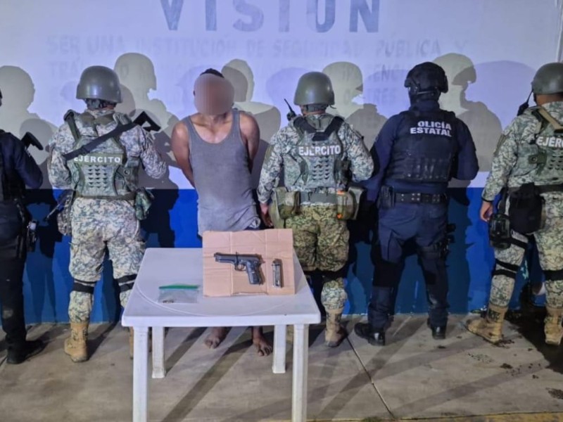 Detienen a un civil armado en Navolato