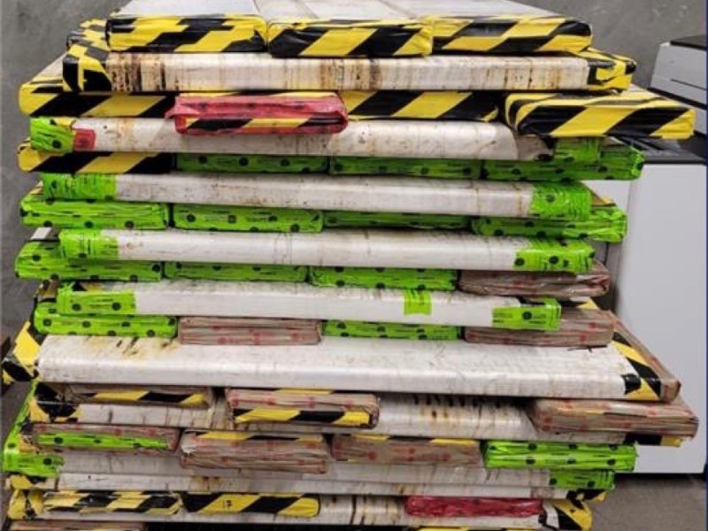 Detienen contrabando de 818 kilogramos de Metanfetamina