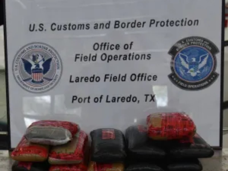 Detienen contrabando de Heroína en garita de Texas