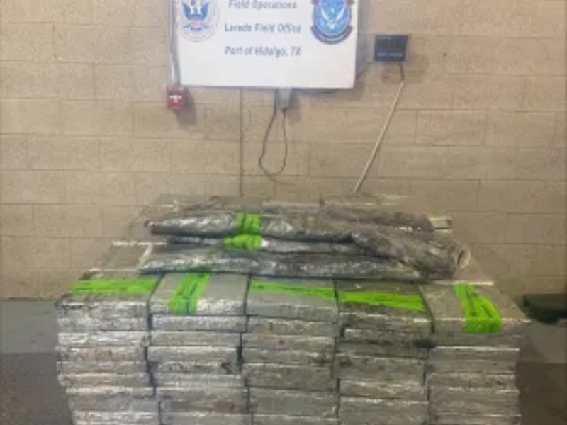 Detienen contrabando de Metanfetamina en garita de Texas