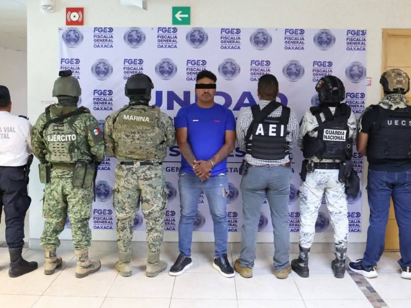 Detienen “El Cochambres”, presunto generador de violencia en Valles Centrales