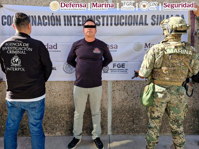 Detienen en Culiacán a “Chuy”, operador del Cártel de Sinaloa.
