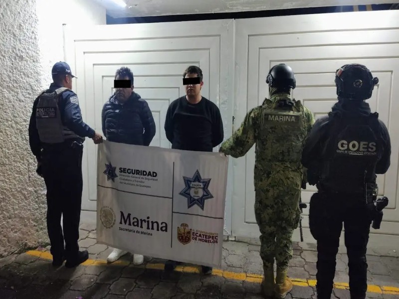 Detienen en Ecatepec, Edomex a falsos policías ministeriales