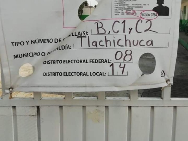 Detonan armas de fuego afuera de casillas en Tlachichuca