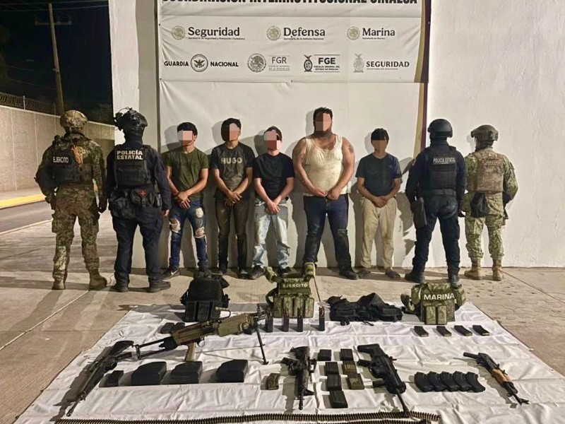 Detuvieron a 5 personas tras enfrentamientos en La Palma, Navolato